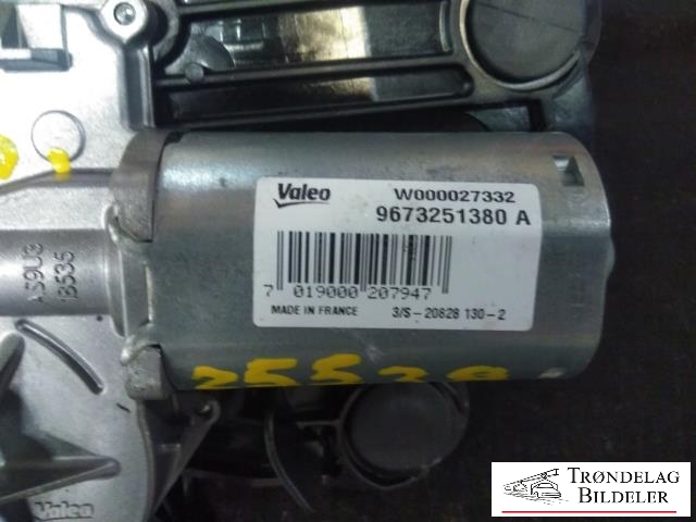 Viskermotor bakrute til Peugeot 208 2012-2019 (Type I)  (VALEO|9673251380A|W000027332|)