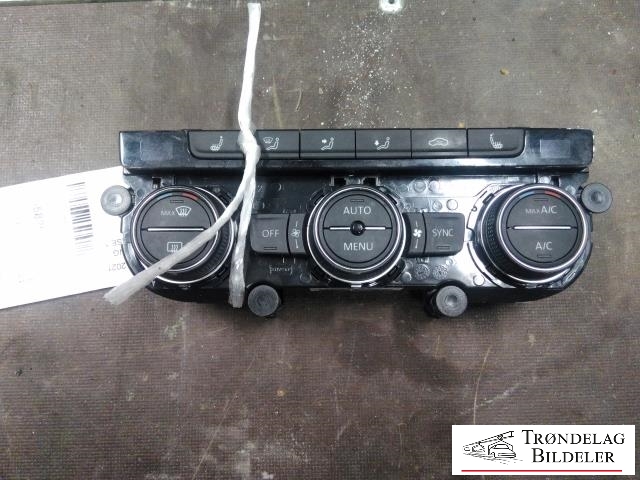 Varmeapparat betjening til VW e-Golf, 2014-2017 (Fase 1)  (5GE907044AD)