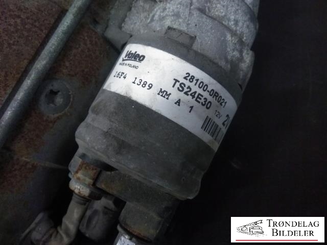 Starter diesel til Toyota Avensis 2009-2015 (Type III, Fase 1)  (VALEO|28100-0R021|16F4 1389 MM M1|)