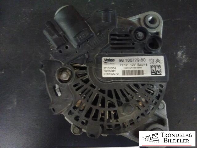 Dynamo til Peugeot 2008 2013-2019 (Type I)  (VALEO|98 186779 80|2713135A|TG12C261)