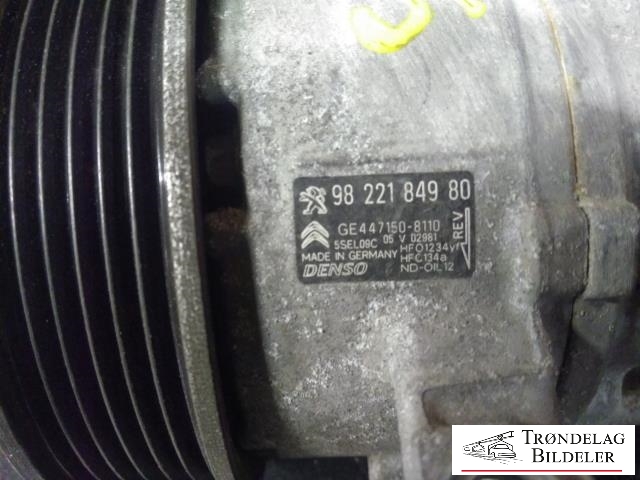 Aircondition kompressor til Peugeot 2008 2013-2019 (Type I) (DENSO|9822184980|GE447150-8110|)