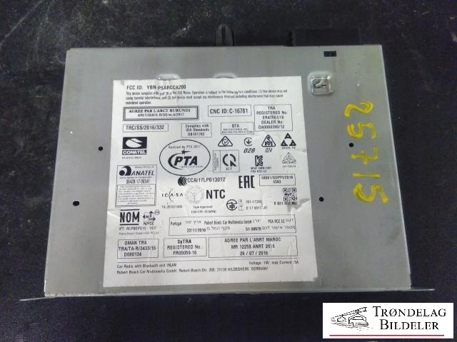 Bilstereo til Peugeot 2008 2013-2019 (Type I)  (9822730280|)