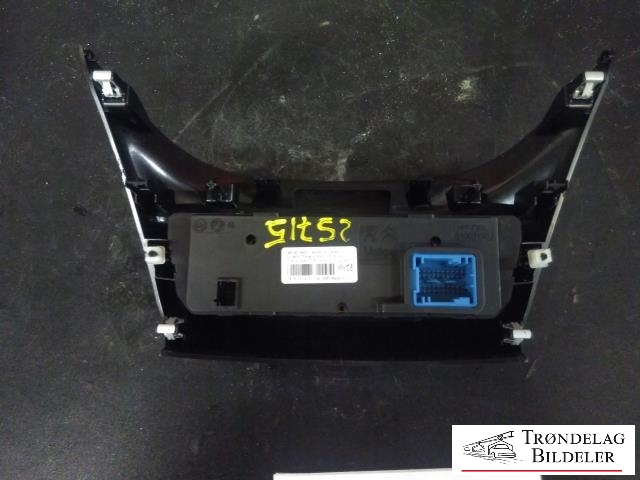 Varmeapparat betjening til Peugeot 2008 2013-2019 (Type I) (98195706XU|E1063177A|)
