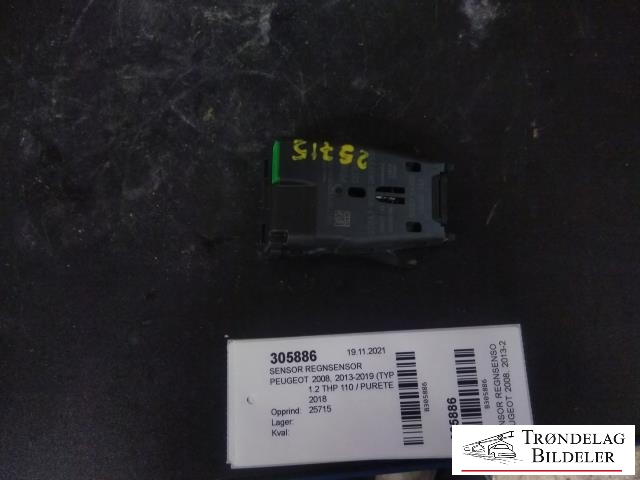 Sensor regnsensor til Peugeot 2008 2013-2019 (Type I) (CONTINENTAL|9812768780|)
