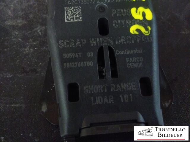 Sensor regnsensor til Peugeot 2008 2013-2019 (Type I) (CONTINENTAL|9812768780|)