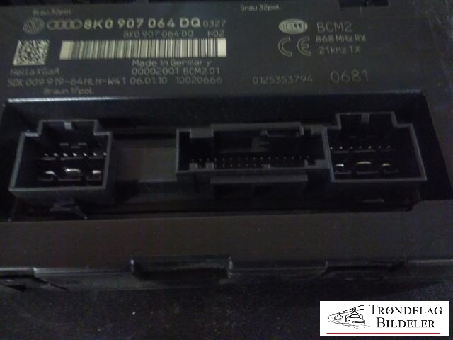 Styreenhet comfort (BCM) til Audi A5 2007-2016 (Type I)  (HELLA|8K0 907 064 DQ|)
