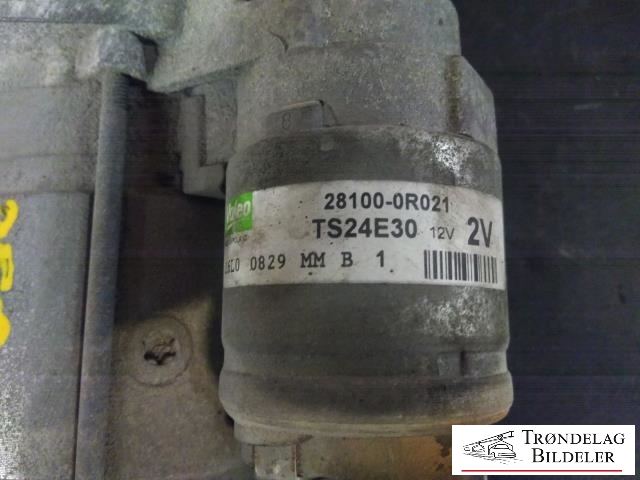 Starter diesel til Toyota Avensis 2009-2015 (Type III, Fase 1)  (VALEO|28100-0R021|)