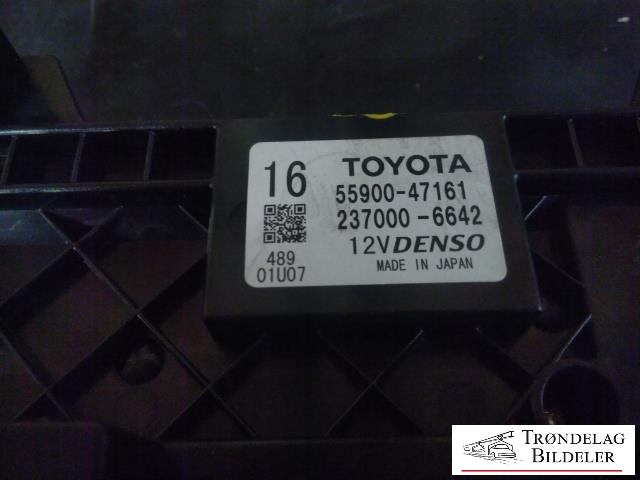 Varmeapparat betjening til Toyota Prius +7 2012-2020 (Type III) (stasjonsvogn) (stasjonsvogn) (TOYOTA|55900-47161|237000-6642|)