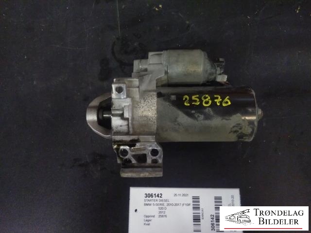 Starter diesel til BMW 5-Serie, 2010-2017 (F10/F11) (F10/F11) 