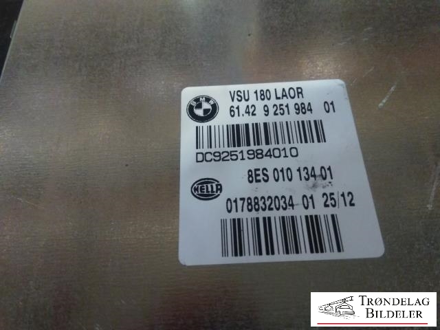 Styreenhet diverse til BMW 5-Serie 2010-2017 (F10/F11) (F10/F11) (HELLA|61.42 9 251 984 01|8ES 010 134 01|)