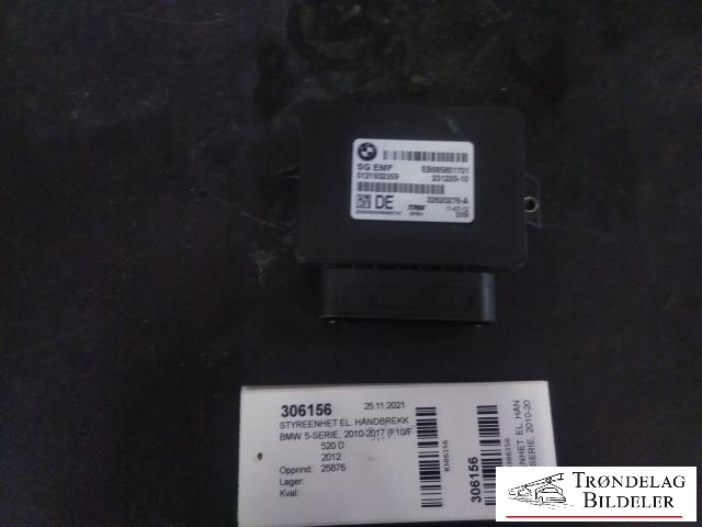 Styreenhet elektrisk parkbrems (EPB - Electric Parking Brake) til BMW 5-Serie, 2010-2017 (F10/F11) (F10/F11) (TRW|32620276-A)