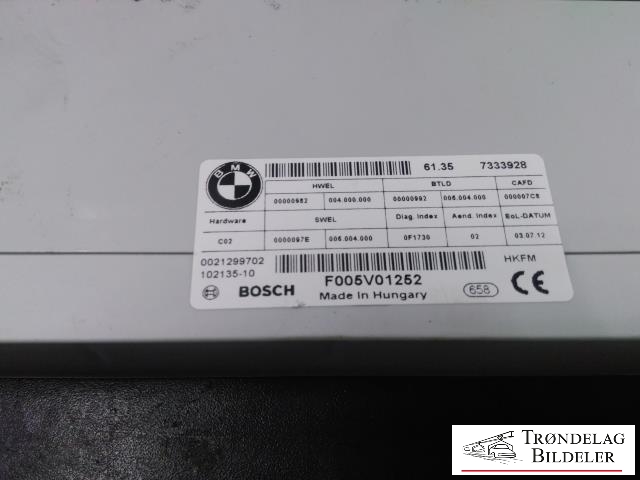Styreenhet elektrisk bakluke til BMW 5-Serie 2010-2017 (F10/F11) (F10/F11) (BOSCH|F005V01252|0021299702|7333928)