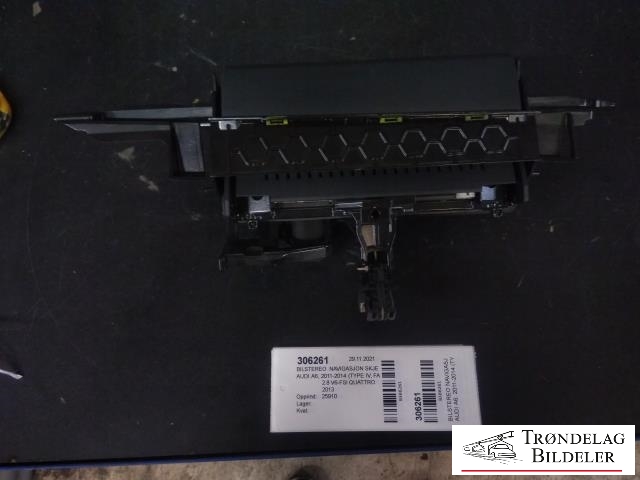 Bilstereo navigasjon skjerm til Audi A6, 2011-2014 (Type IV, Fase 1) (C7) (C7) (BROSE|4G1 919 601 Q)