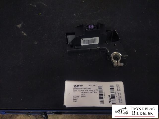 Styreenhet batteri til Audi A6, 2011-2014 (Type IV, Fase 1) (C7) (C7) (13899376)