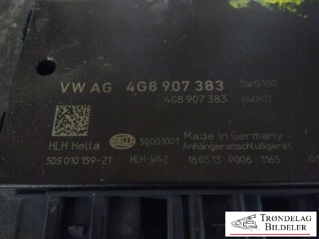 Styreenhet hengerfeste til Audi A6 2011-2014 (Type IV, Fase 1) (C7) (C7) (HELLA|4G8 907 383|5DS 010 159-21|)