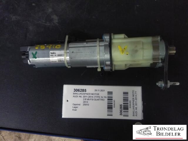 Baklukeåpner motor til Audi A6, 2011-2014 (Type IV, Fase 1) (C7) (C7) (4G9827851 03S)