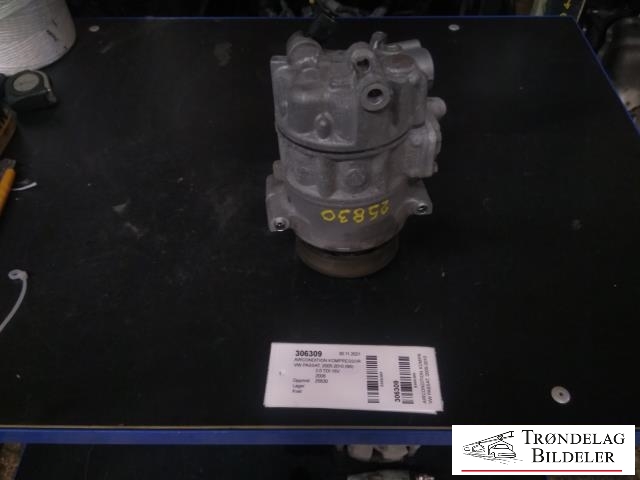 Aircondition kompressor til VW Passat, 2005-2010 (B6) (B6) (SANDEN|5Q0820803F|5Q0820803K|890632|5Q0820803D|5Q0820803J|5Q0820803G|1K0820803A|1K0820803B|1K0 820 859 F|1K0 820 859 S|1K0820803L|1K0820803M)