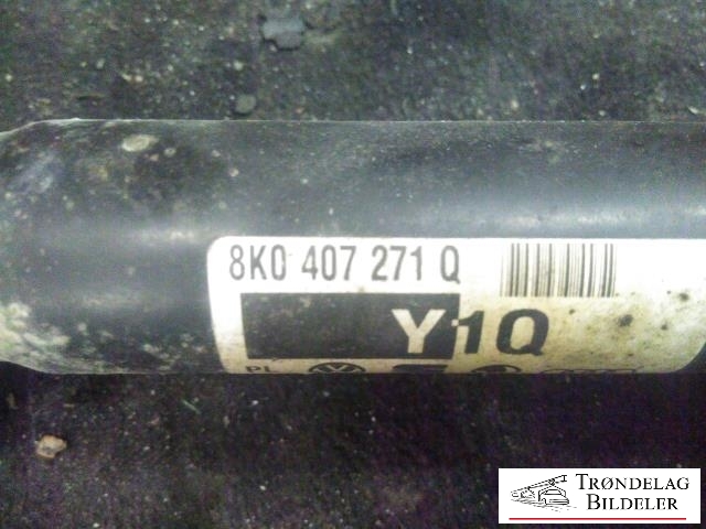 Drivaksel høyre foran, diesel/manuell til Audi A5 2007-2016 (Type I)  (8K0407271Q|Y1Q|8250161484148G)