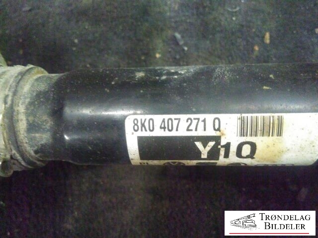 Drivaksel venstre foran, diesel/manuell til Audi A5 2007-2016 (Type I) (VW AG|8K0407271Q|Y1Q|8250161484148G)