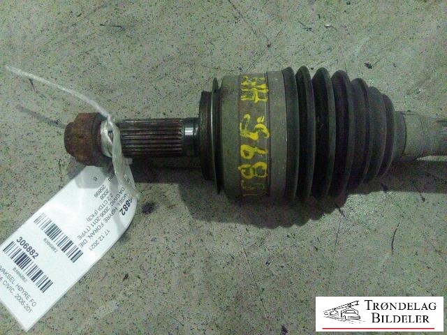 Drivaksel høyre foran, diesel/manuell til Honda Civic 2006-2011 (Type VIII)  (HONDA|SMJ.G012-M1-01|4430500012|)
