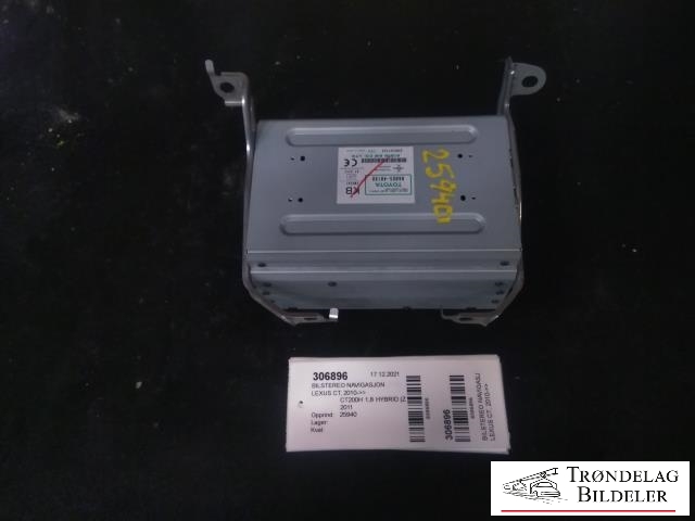 Bilstereo navigasjon til Lexus CT, 2010-2020  (TOYOTA|86805-48160)