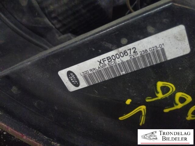 Baklykt venstre til Land Rover Range Rover Sport 2005-2013  (XFB000672|)