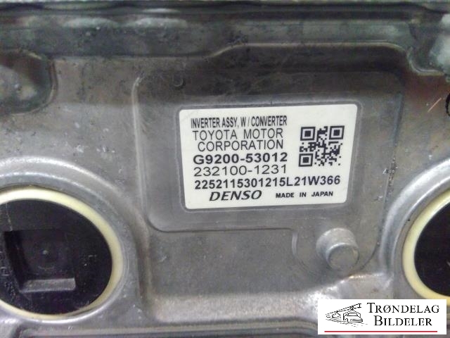Inverter hybrid til Lexus RC 2015-->>  (DENSO|G9200-53012|232100-1231|)