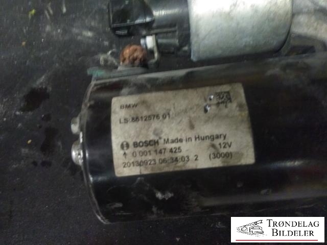 Starter til BMW 3-Serie 2012-2018 (F30/F31/F34) (F30/F31/F34) (BOSCH|0 001 147 425|12 41 8 612 576|12 41 8 614 519|12 41 8 624 457|8 612 576|8 614 519|861257606|0986026670|1986S00859|25-5164|LRS04002)