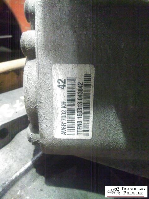 Girkasse manuell 6-trinn til Ford C-Max 2010-2015 (Type II, Fase 1)  (AV6R7002KH|TTFNO150313043842|)