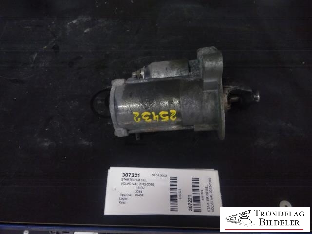 Starter diesel til Volvo V40, 2012-2019  (VOLVO|30644972)