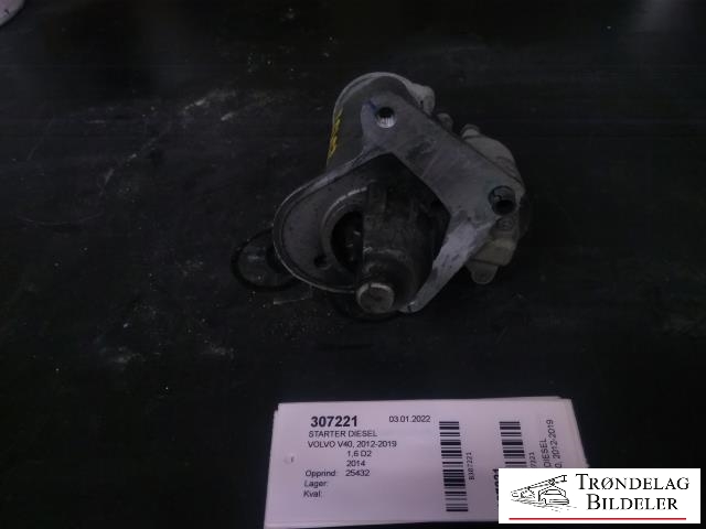 Starter diesel til Volvo V40 2012-2019 (VOLVO|30644972|)