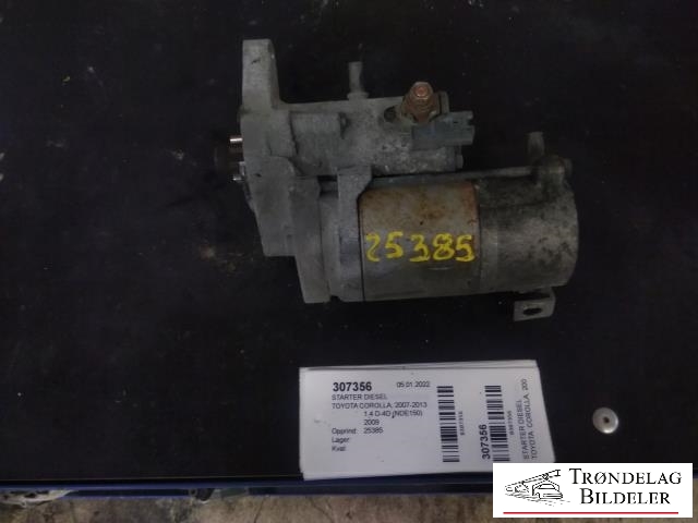 Starter diesel til Toyota Corolla, 2007-2013 (28100-33080|428000-2730|0986023560|12417791335|28100-33040)