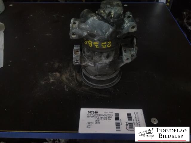 Aircondition kompressor til Toyota Corolla, 2007-2013