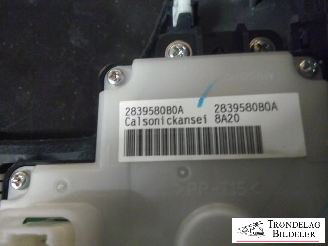 Bilstereo navigasjon betjeningspanel til Nissan GT-R 2009-->>  (2839580B0A|)