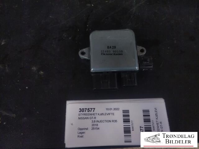 Styreenhet kjølevifte til Nissan GT-R, 2009-->>  (CALSONIC KANSEN|21493 B210B)