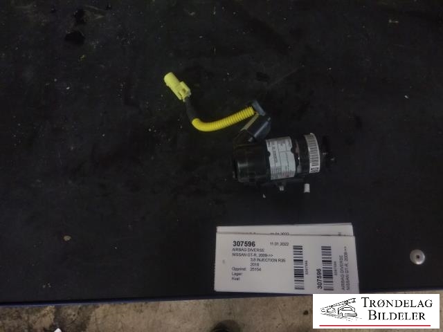 Airbag diverse til Nissan GT-R, 2009-->>  (25344JF70A)