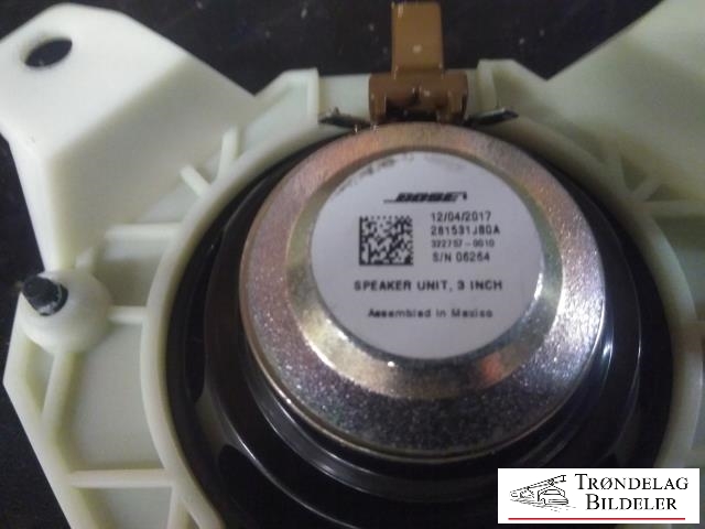 Bilstereo høyttaler til Nissan GT-R 2009-->>  (BOSE|281531JB0A|)