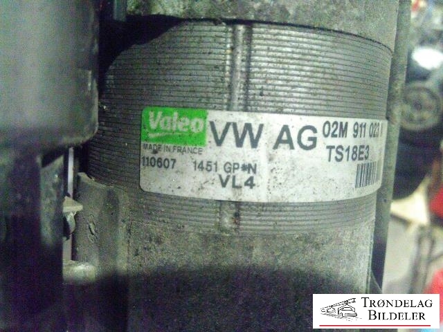 Starter diesel til VW Golf V, Combi 2003-2008 (VW AG|02M911023N|TS18E3|)