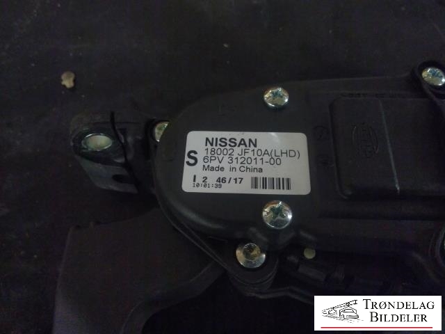 Pedal gass til Nissan GT-R 2009-->>  (NISSAN|18002 JF10A|6PV 312011-00|)