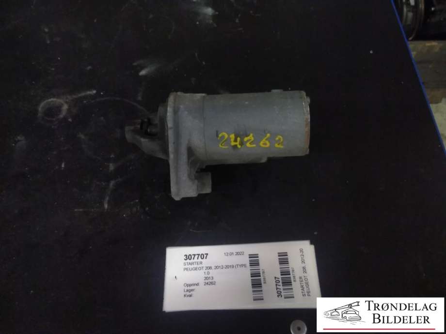 Starter til Peugeot 208 2012-2019 (Type I) (DENSO|9671539880|428000-8331|96 884 773 80|16 080 646 80|96 715 308 80|36 39 503|95525944|0986027370|1986S01294|25-5011|LRS03838)