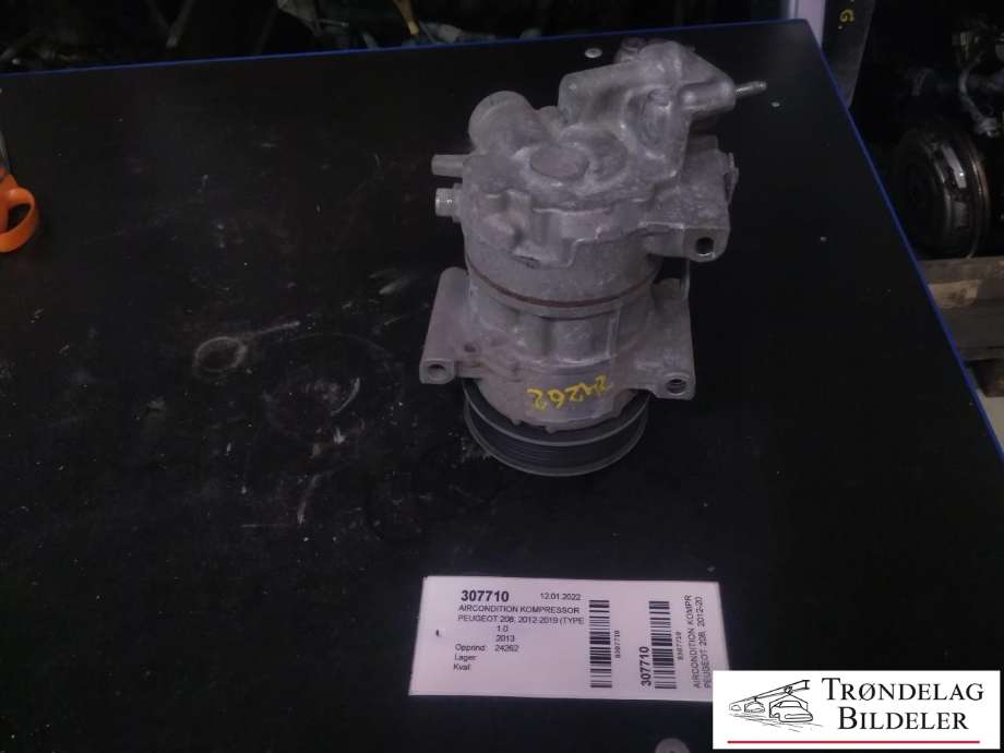 Aircondition kompressor til Peugeot 208, 2012-2019 (Type I) (96 722 470 80)