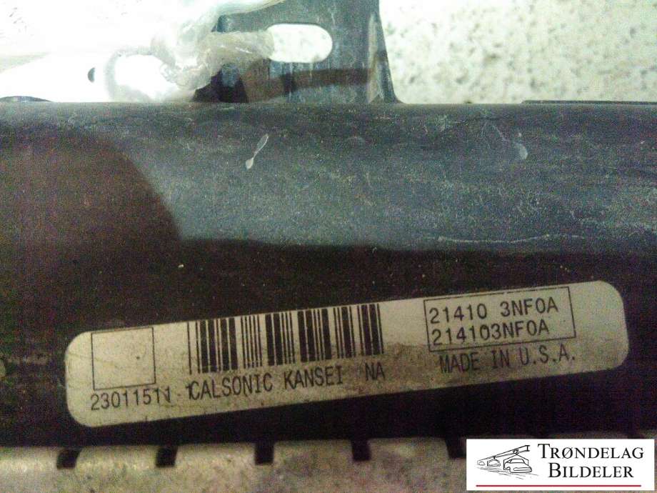 Radiator (automat gir) til Nissan Leaf 2011-2017 (Type I)  (CALSONIC KANSEI|21410-3NF0A|)