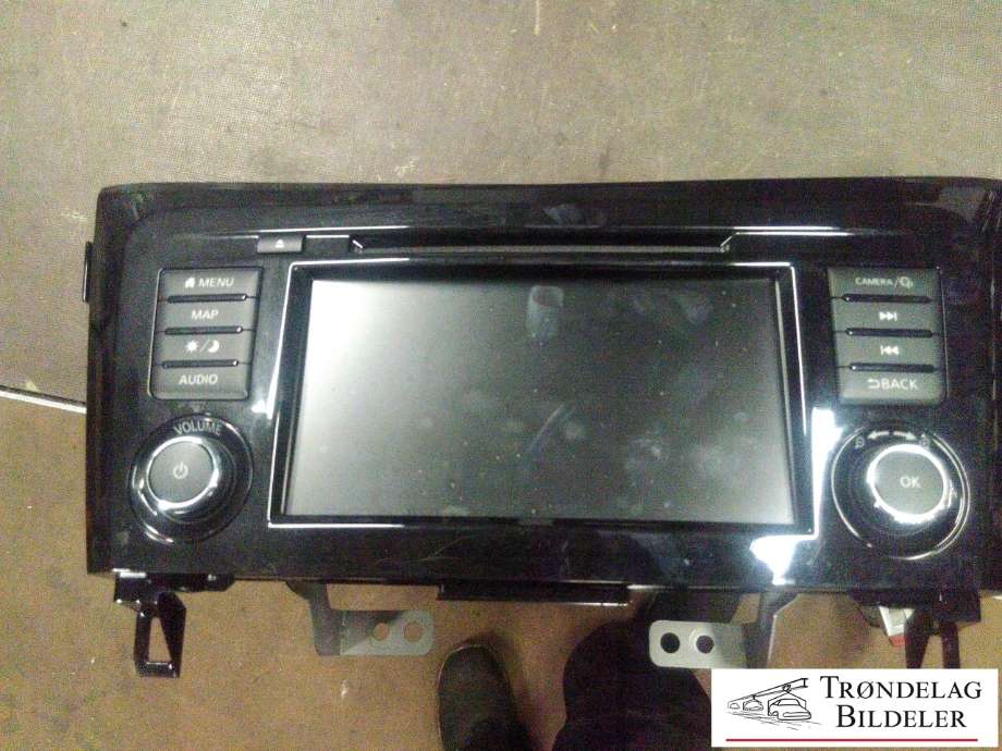 Bilstereo navigasjon til Nissan Qashqai, 2014-2021 (Type II)  (NISSAN/BOSCH|259157FW0B)