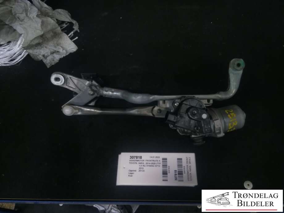 Viskermotor frontrute komplett m/overføring til Toyota Yaris 2014-2020 (Type III, Fase 2) (TOYOTA|85110-0D191|159300-7710|)