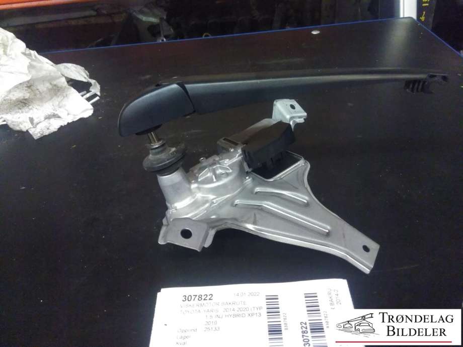Viskermotor bakrute til Toyota Yaris 2014-2020 (Type III, Fase 2)  (TOYOTA|85130-0D190|)