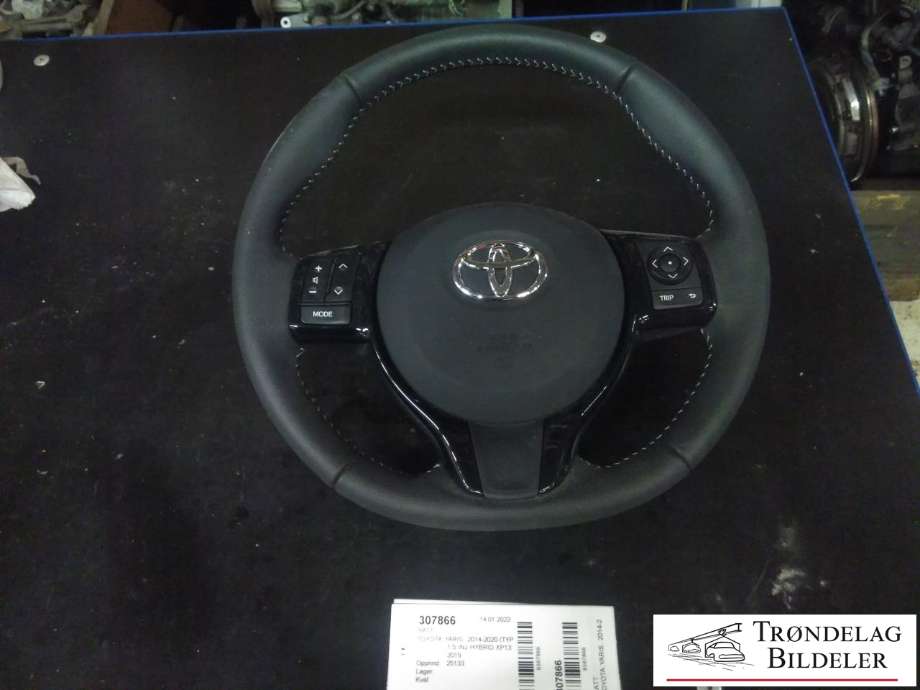 Ratt til Toyota Yaris, 2014-2020 (Type III, Fase 2)  