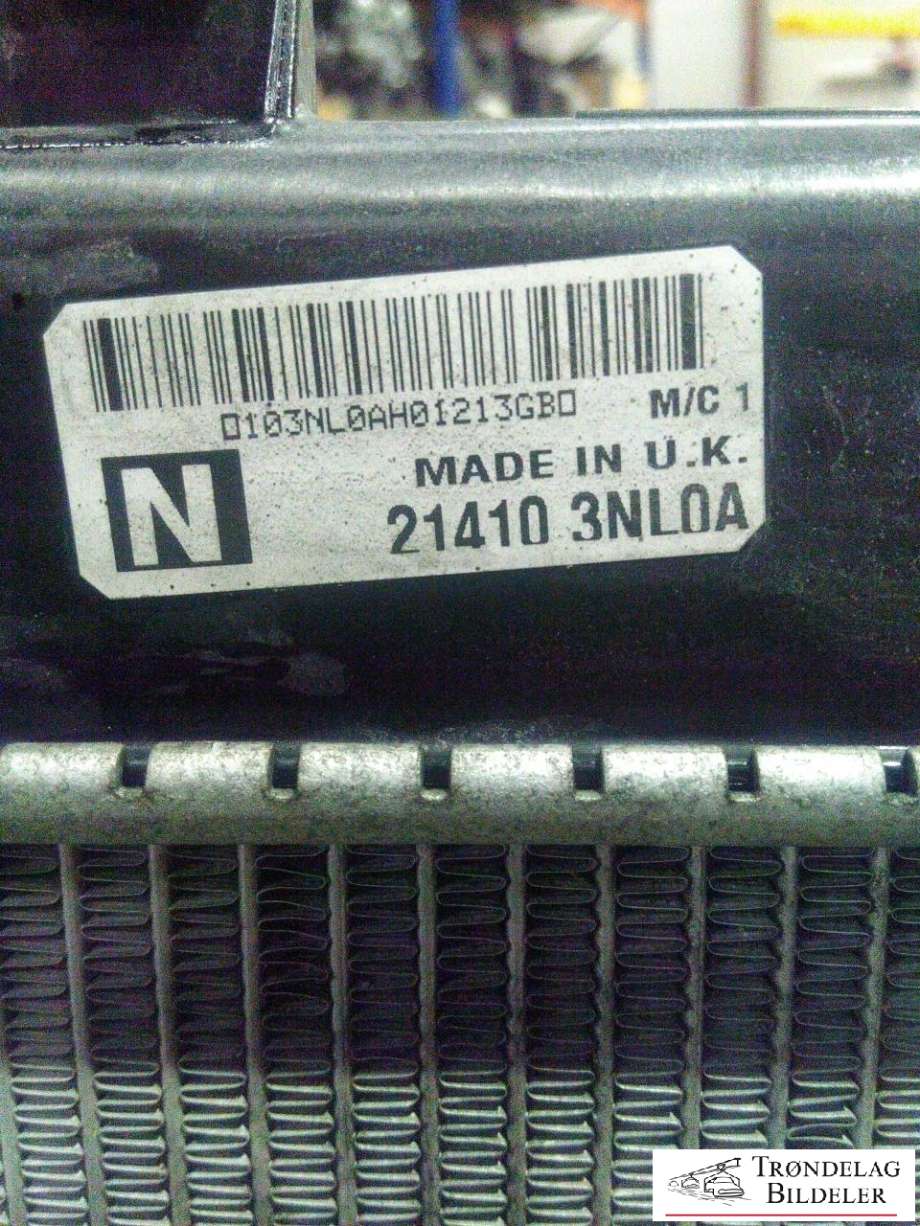 Radiator (automat gir) til Nissan Leaf, 2011-2017 (Type I)  (21410-3NL0A)