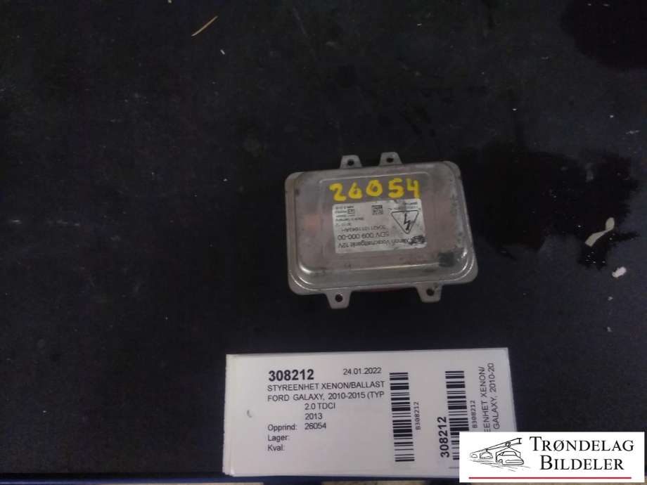 Styreenhet xenon/ballast til Ford Galaxy 2010-2015 (Type III, Fase 2) (HELLA|5DV 009 000-00|304211011643AH|)