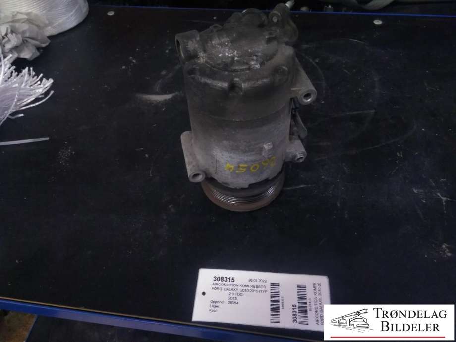 Aircondition kompressor til Ford Galaxy, 2010-2015 (Type III, Fase 2)