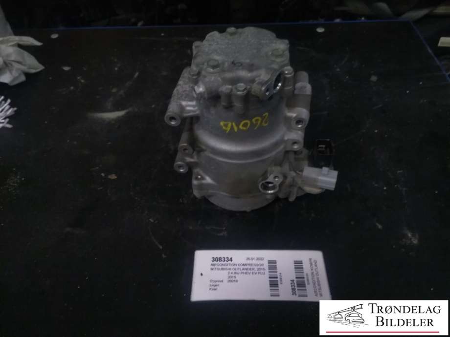 Aircondition kompressor til Mitsubishi Outlander, 2015-->> (Type III, Fase 2)  